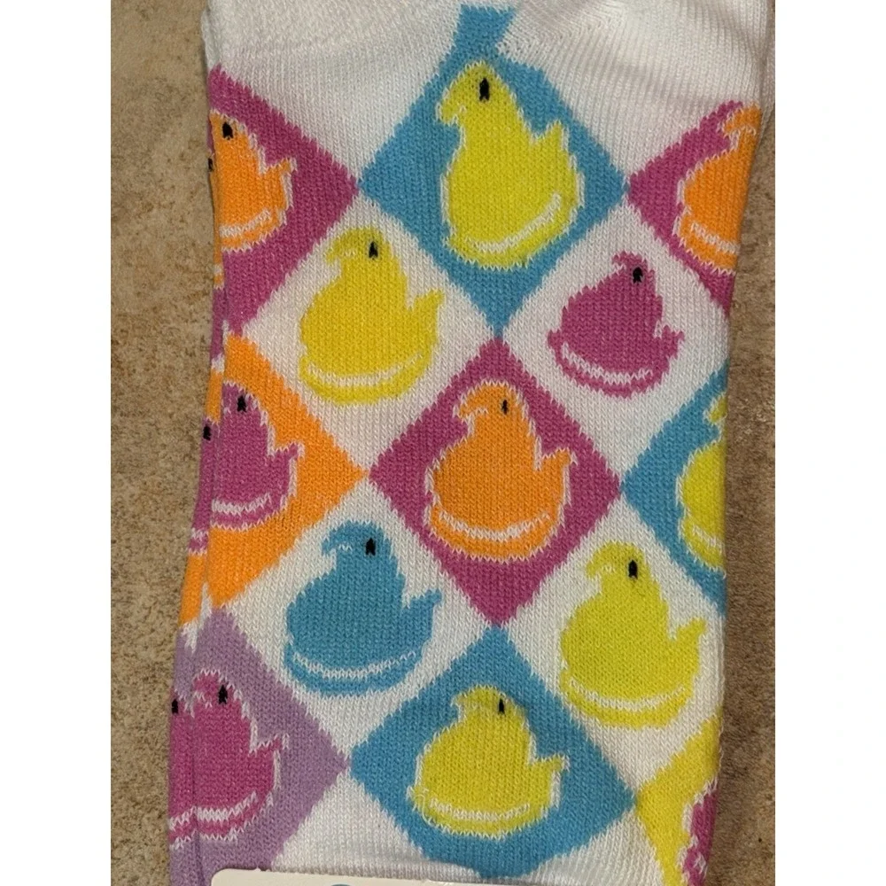 NEW Peeps Easter Ankle Socks Unisex Adult Size 5-9.5